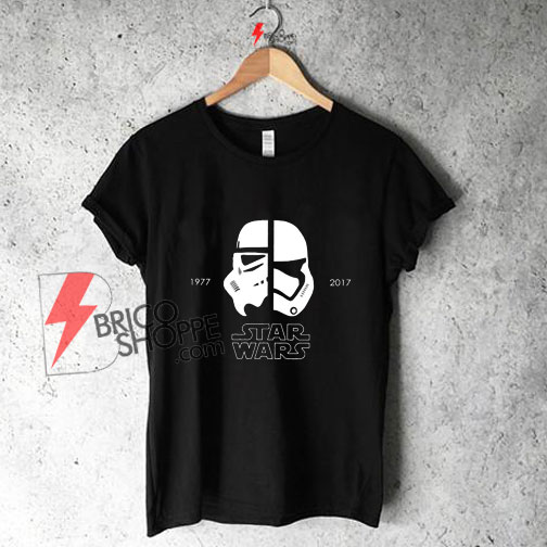 New Star Wars 40th Anniversary T-shirt, Stormtrooper Star Wars Shirt, Star  Wars Art On Sale - bricoshoppe.com