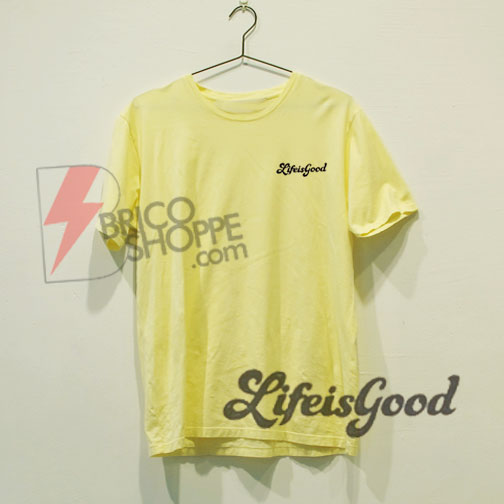 Life Is Good Gold Yellow T Shirt Size S,M,L,XL,2XL,3XL - bricoshoppe.com