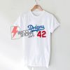 Dodgers 42 T-Shirt On Sale