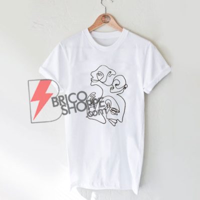 Christiane Spangsberg Line Face T-Shirt On Sale - bricoshoppe.com