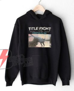 title fight cat hoodie