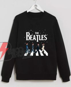 beatles christmas sweatshirt