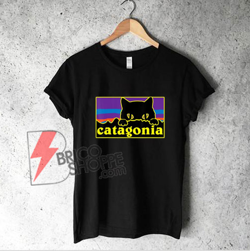 Cat X Patagonia Shirt - Catagonia cat T-Shirt - Funny Cat Lover Shirt 