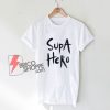 Supa hero Hand Painted T Shirt - Funny Shirt